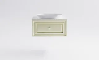 Тумба с раковиной Astra-Form Шарм 4631177713415 80 см бежевый матовый